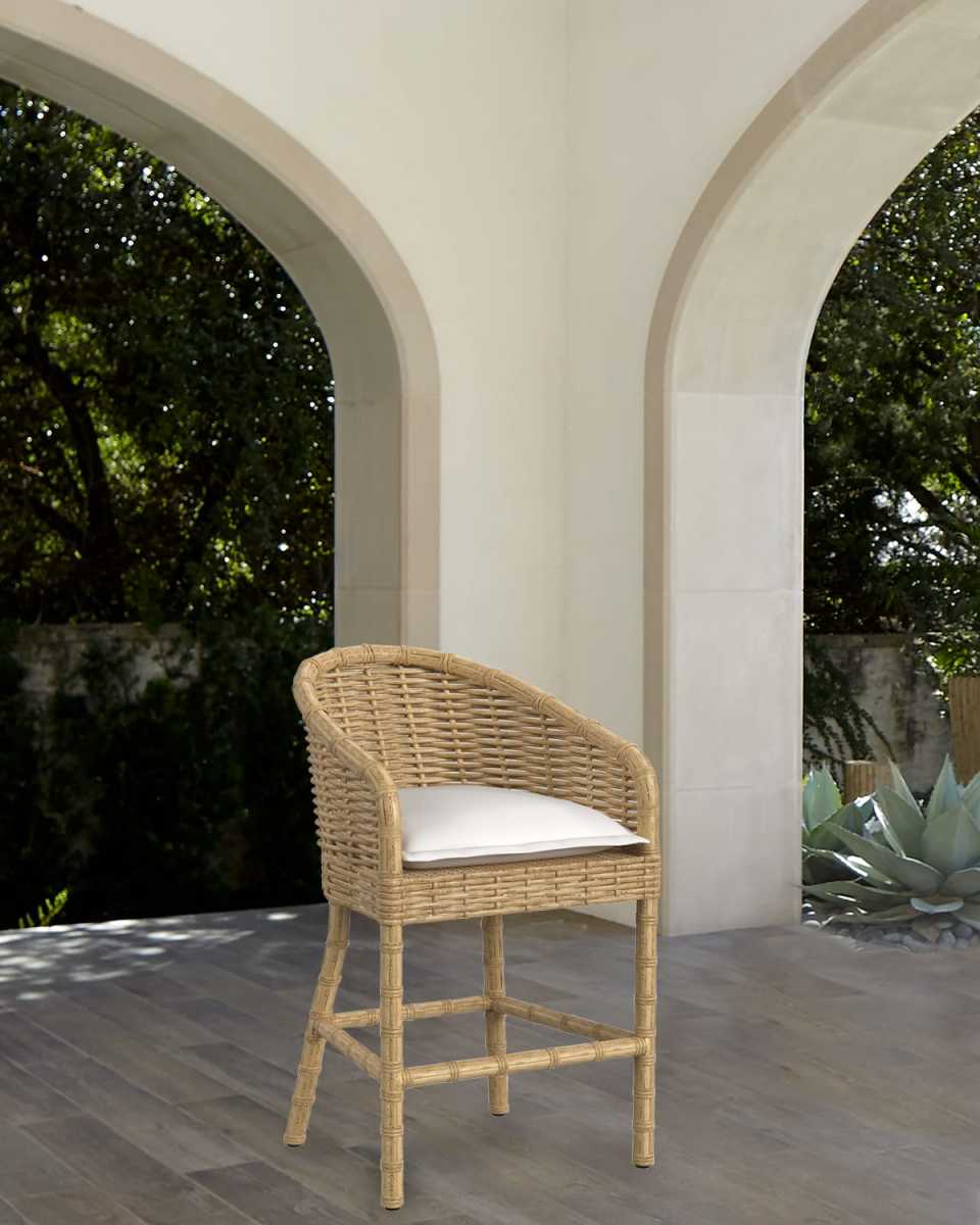Playa 31.5" Outdoor Bar Stool